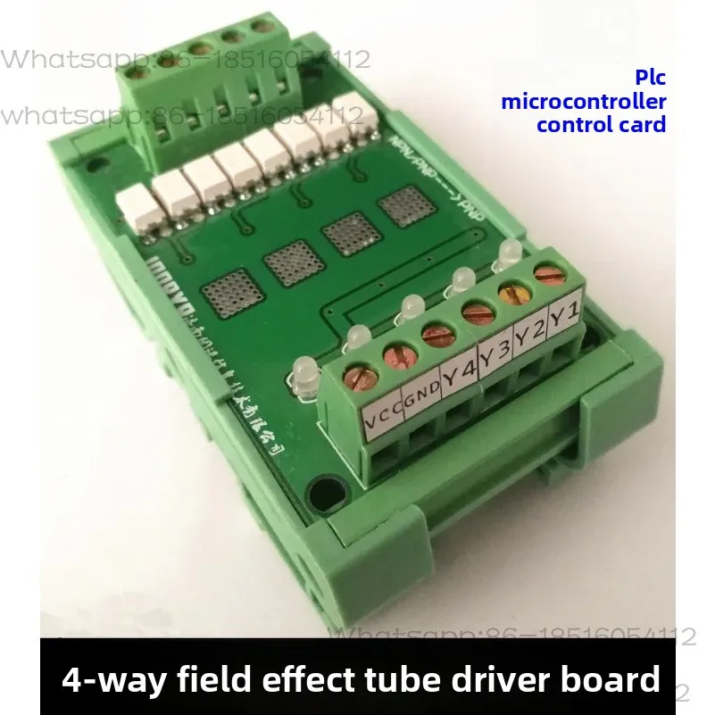 

4-channel Transistor MOSFET Driver Board Module PLC Solenoid Valve Driver Board Photoelectric Isolation