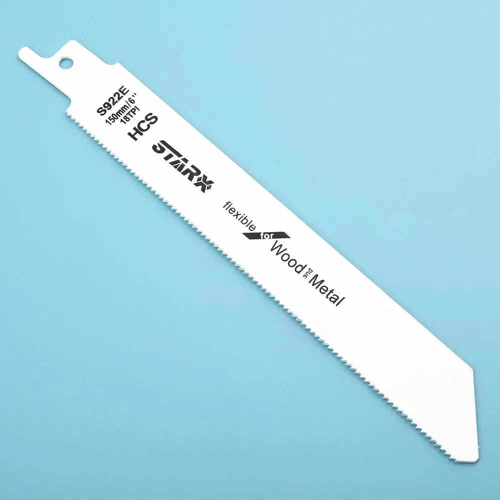5X 150mm S922EF Oszillierende Säbelsägeblätter für Holz-, Metall- und Rohrschneidarbeiten – Detail 7