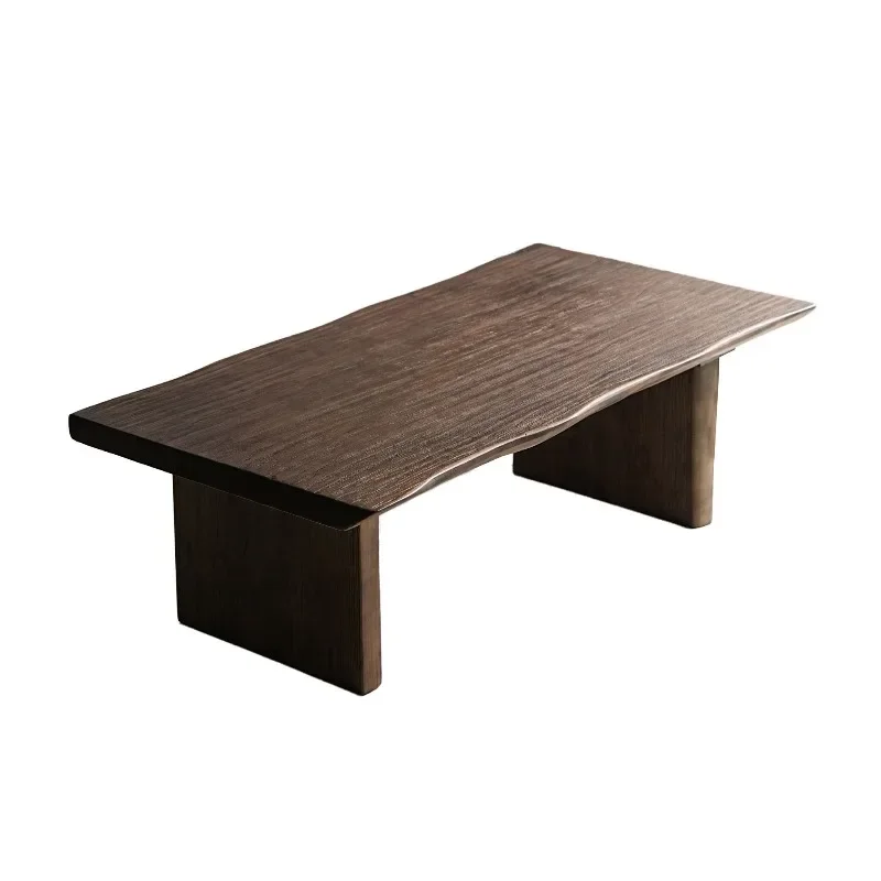 Solid wood coffee table living room modern simple rectangular coffee table
