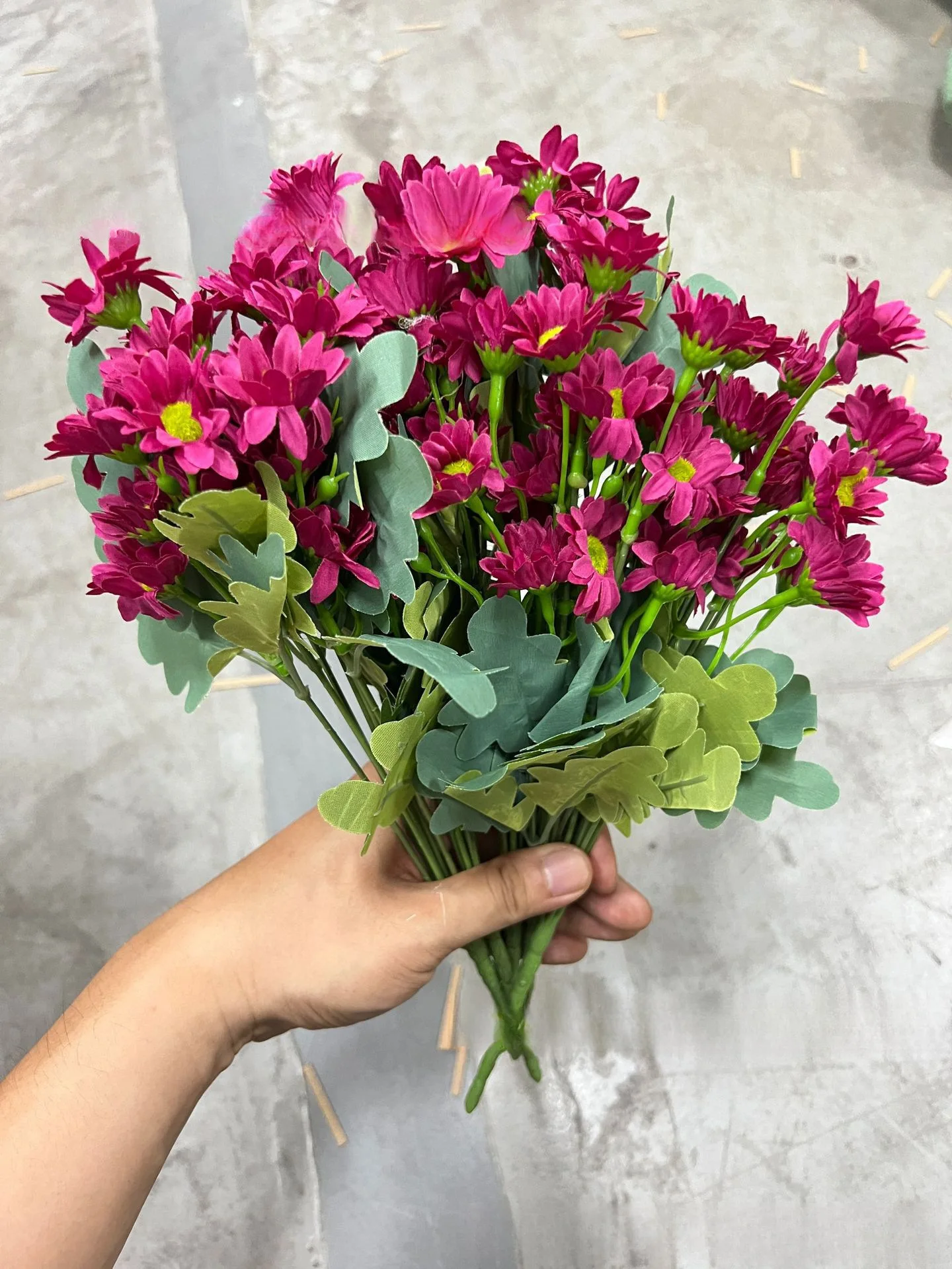 

Autumn Artificial Daisy Flowers Bouquet Fake Flower DIY Decor for Vase Home Wedding Christmas Decorative Household Products