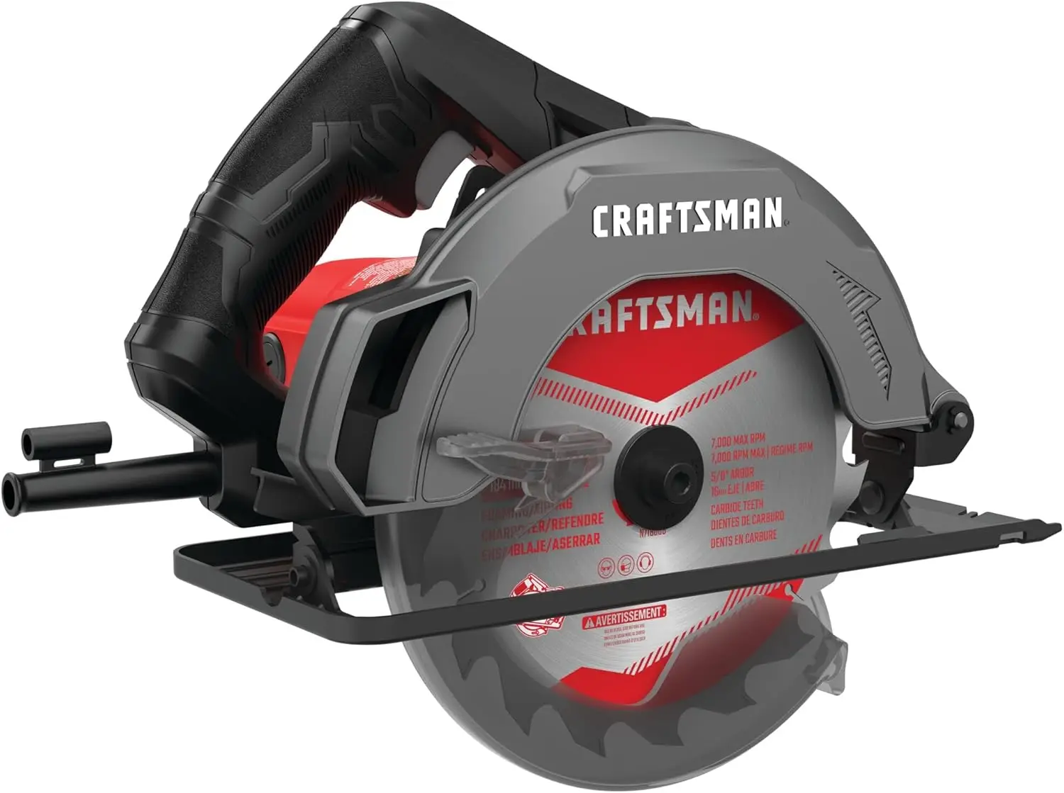 

CRAFTSMAN Circular Saw, 7-1/4 inch, 13 Amp, Corded (CMES500)