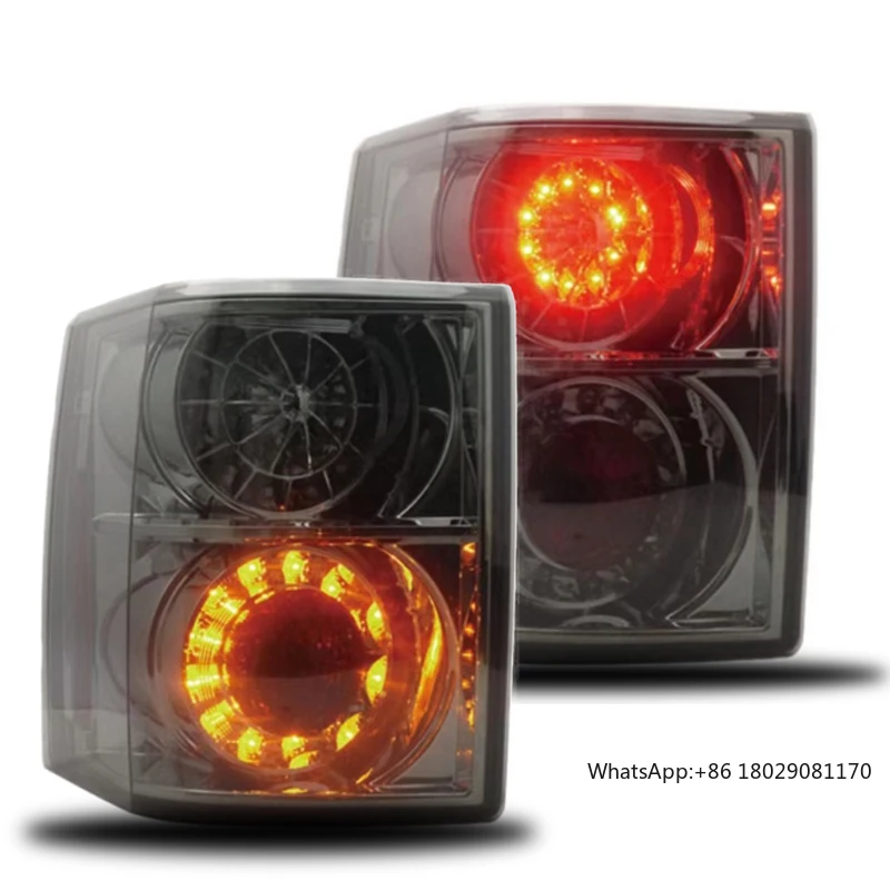 

For Land Rover Range Rover Tail Lights 2003-2012 Modified Smoked LED Tail Lights Turn Signal Car Accessories Lights