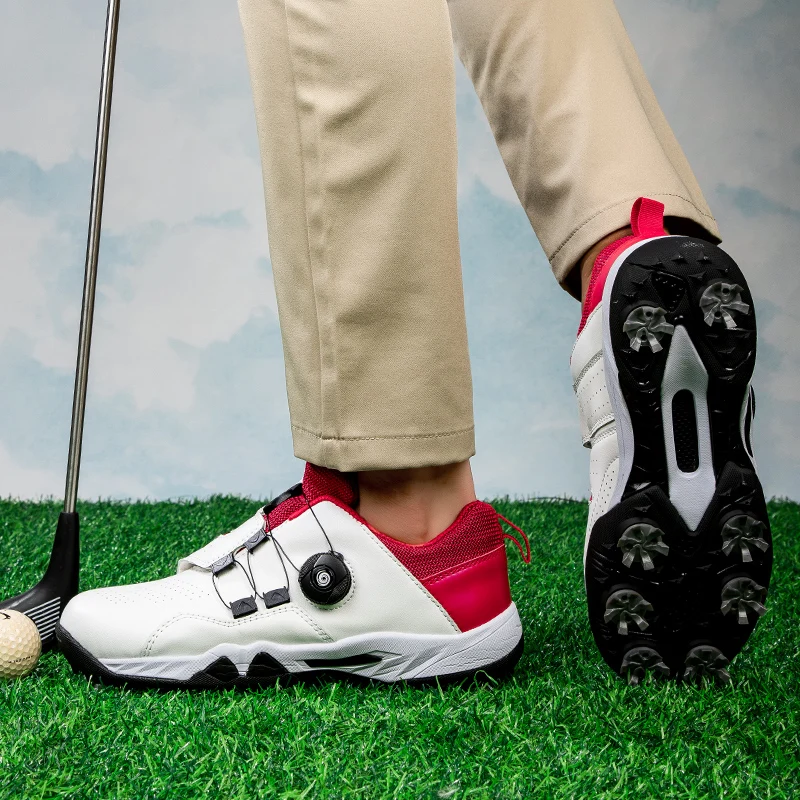 

Breathable Luxury Golf Shoes Men Comfortable Outdoor Spikeless Golf Sport Training Sneakers Non-Slip Waterproof Walking Footwear