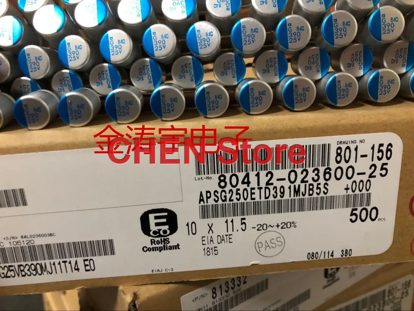 

free shipping 10PCS NIPPON PSG 25V390UF 10X11.5 Motherboard Solid Capacitor 390uF/25V CHEMI-CON APSG250ETD391MJB5S