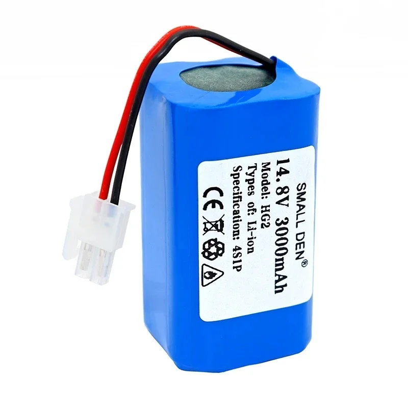 Batterie au lithium aste avec BMS intégré, aspirateur robot, 4S, 1P, 18650, HNip14.8 V, 3Ah, TO