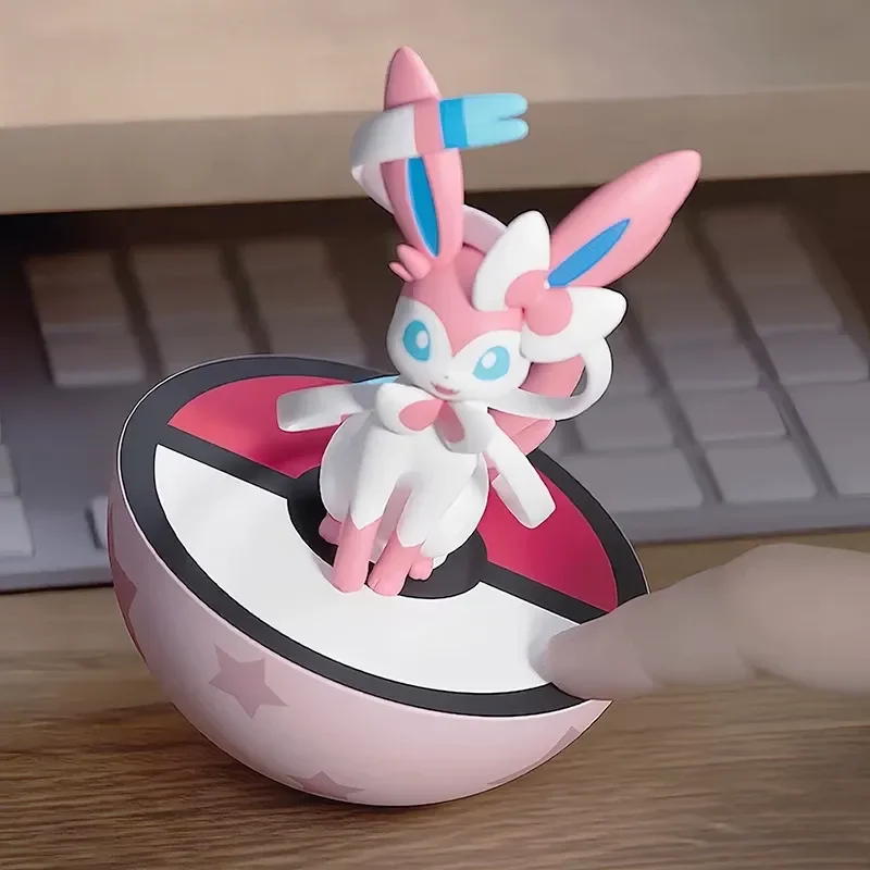 Official Genuine Pok é Mon Seated In A Row With A Blind Box And Cute Desktop Figurines Is A Dai Surprise Gift For Friends