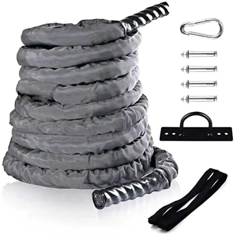 

High Quality Battle Rope Set Stable Structure For Strength Training And Gym Fitness Use New Arrival