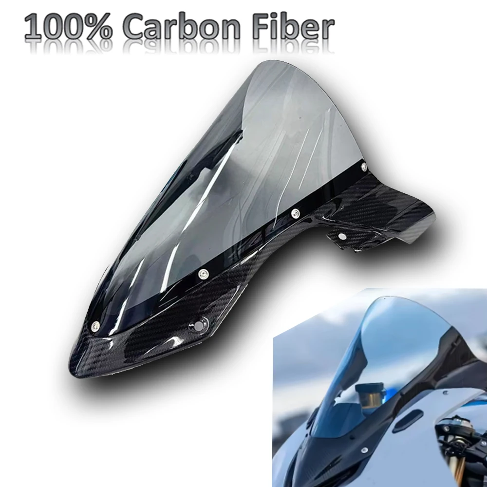 

100% 3K carbon fiber sport windscreen upgrade Suitable for BMW S1000RR, M1000RR motorcycles 2019 2020 2021 2022 2023 2024