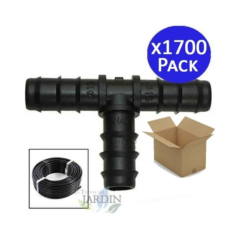 Pack 1700 x you drip irrigation 16mm black