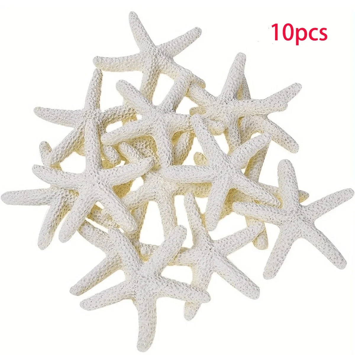 Stahlo10pcs Resin Starfish Decorations, 1.18 Inch - Perfect for Weddings, Holidays, Home Crafts, Home Decor Ornaments