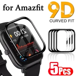 HD Soft Glass For Amazfit Bip S Lite BIP U Pro bip 3 Full Cover Screen Protector For Xiaomi Amazfit GTS 4 Mini GTR 2E 2 3 4 POP