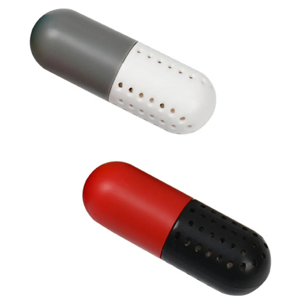 

2pcs Shoe Deodorizer Capsule Plastic Simple Design For Fresh Dry Odor Free Storage Home Wardrobe Closet Sports Shoes