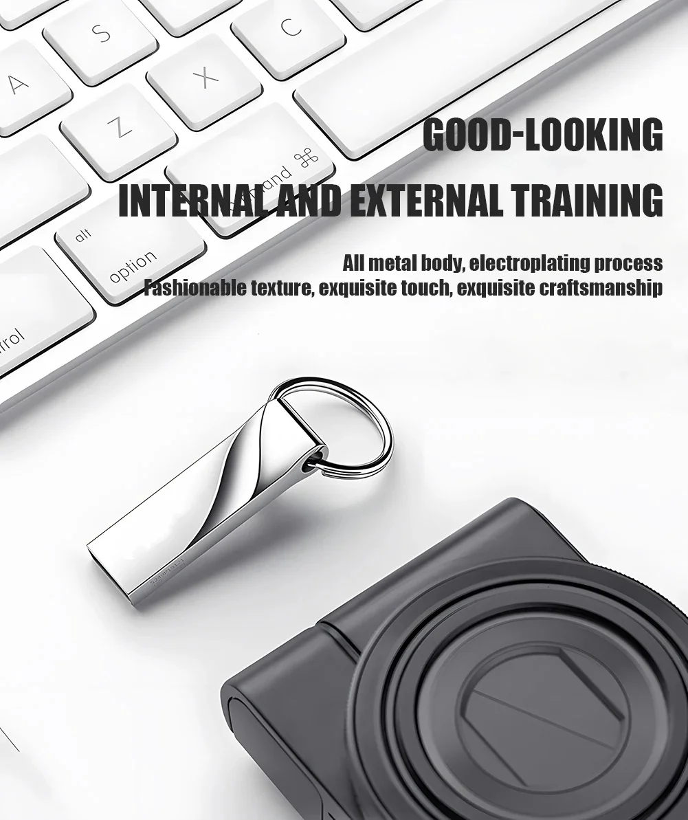 Xiaomi USB3.2 2 تيرا بايت 520 ميجابايت/ثانية محركات أقراص فلاش عالية السرعة محرك القلم المعدني مقاوم للماء ذاكرة سعة كبيرة U القرص عصا القلم محرك جديد