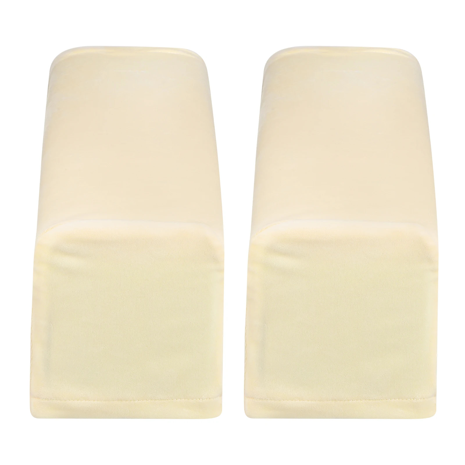 

2Pcs Universal Sofa Armrest Cover Elastic Armrest Protector Beige Protective Cloth for Home Office Couch