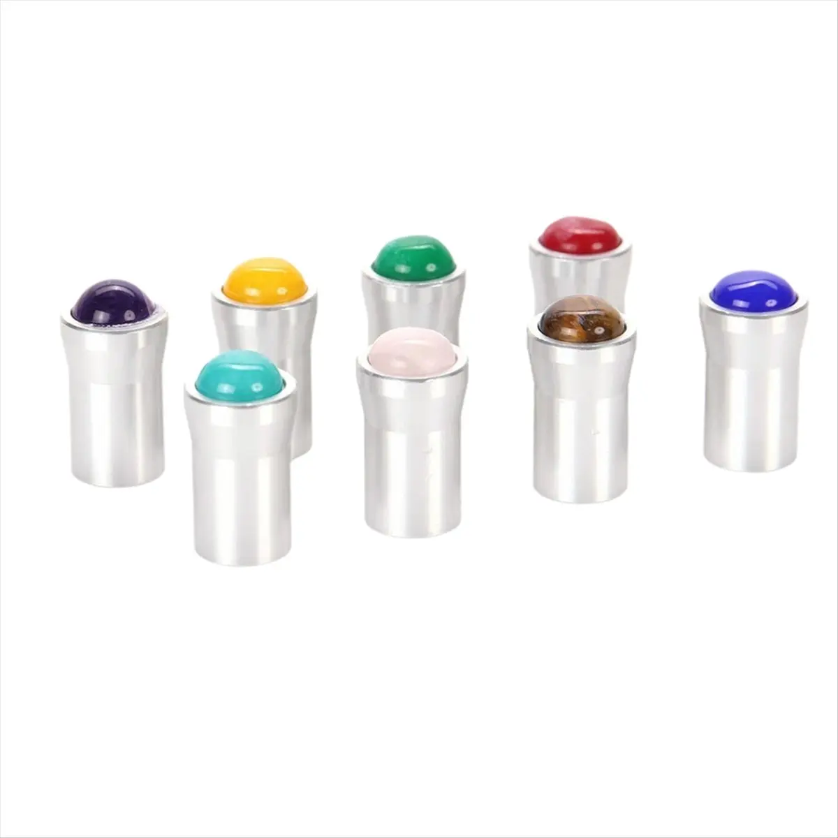 8 قطع من ملحقات الشوكة الرنانة للقدمين، للعلاج الصوتي واليوجا والتأمل والاسترخاء [AA74-AAA]