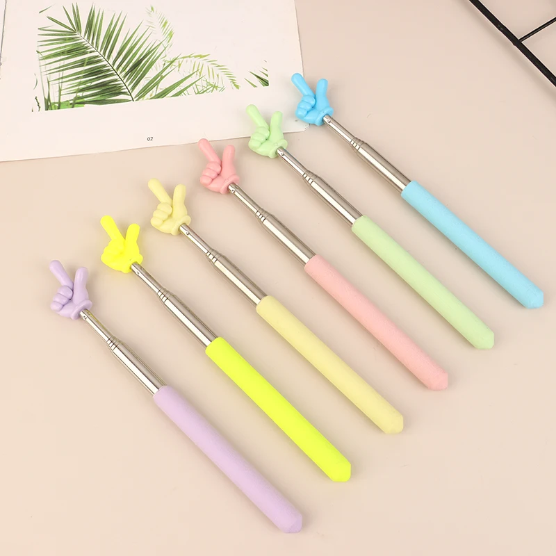 Cute Finger Reading Guide Preschool Teaching Tools Retractable Sticks Educational Learning Toys For Children Telescopic Rod