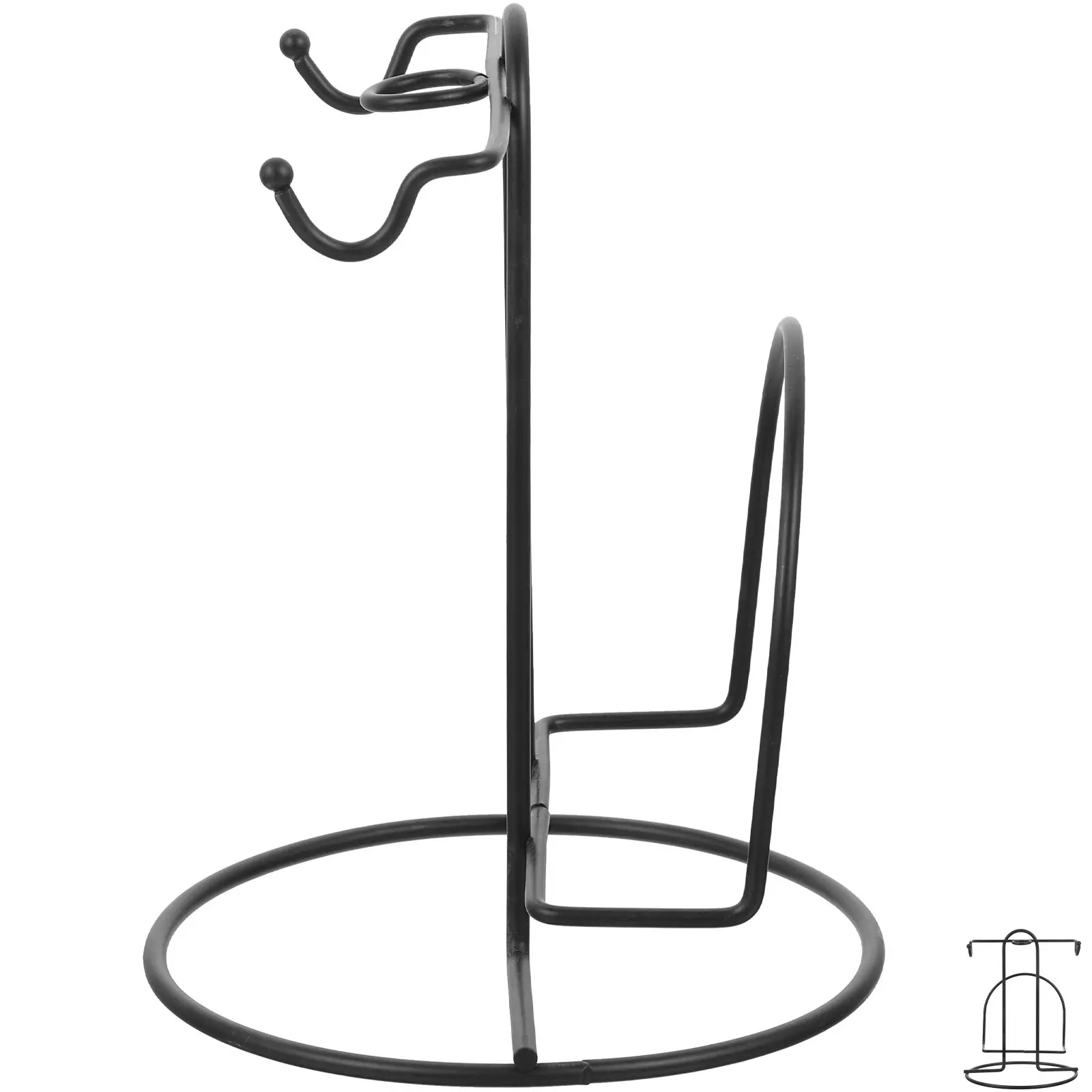 

Iron Cup Holder Plate Display Stand for Decorative Plates and Albums Metal Tabletop Cup Stand for Home Office Wedding