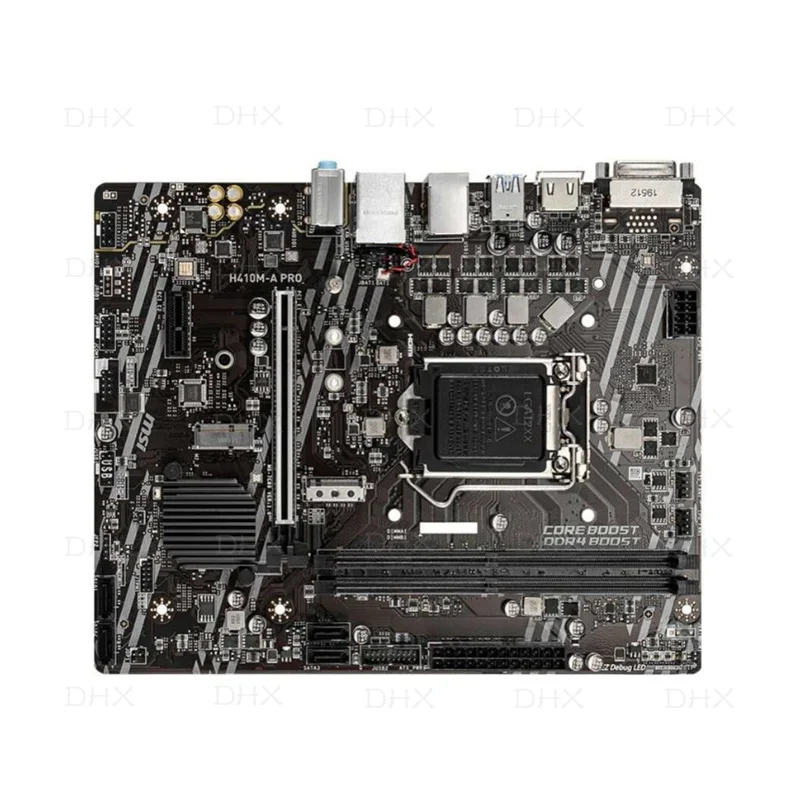 For MSI H410M-A PRO Motherboard 64GB LGA 1200 DDR4 Micro ATX Mainboard 100% Tested Fully Work be shipp quickly DH