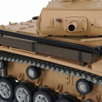 Heng Long 1/16 Scale 7.0 Upgraded German Panzer III H RTR RC Battle Tank 3849 Metal Tracks Radio Control Panzer Car Gift TH17366