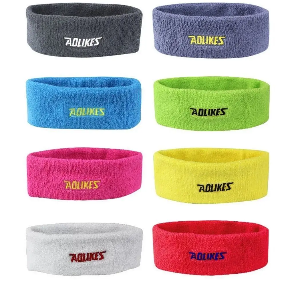 

Cotton Yoga Fitness Elasticity Hairband Towel Headband Non-slip Absorb Sweat Head Band Refined Comfortable Sports Head Band