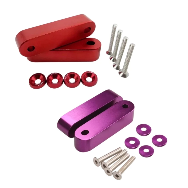 

Universal Racings Aluminum Billet Hood Vent Spacer Risers for Engine/Motor