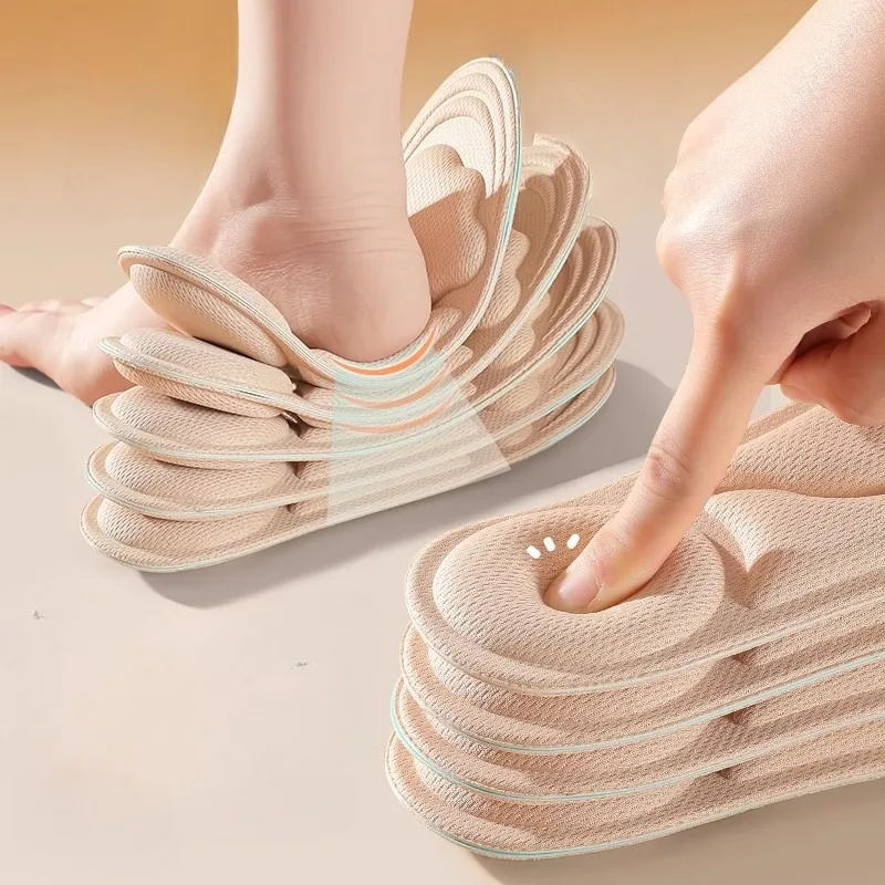 Palmilhas de espuma de memória de massagem 6d para sapatos sola respirável almofada esporte correndo palmilhas para pés palmilhas ortopédicas desodorante