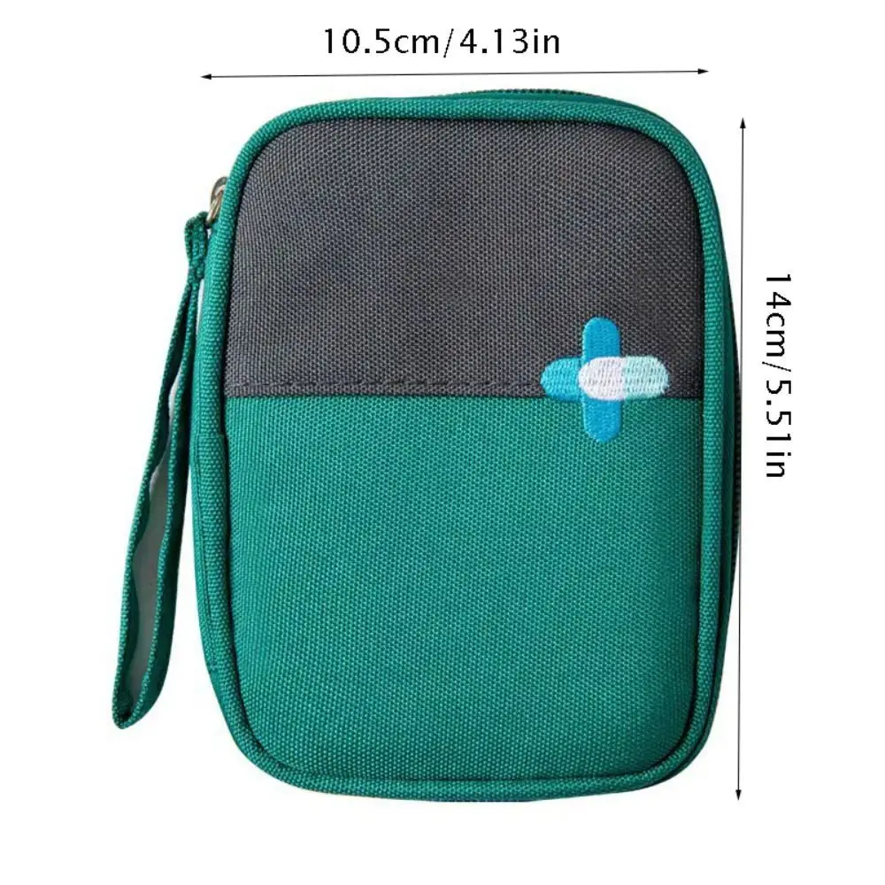 Mini bolsa de Medicina de tela Oxford, bolsa de almacenamiento de Medicina de gran capacidad, bolsa de supervivencia de emergencia