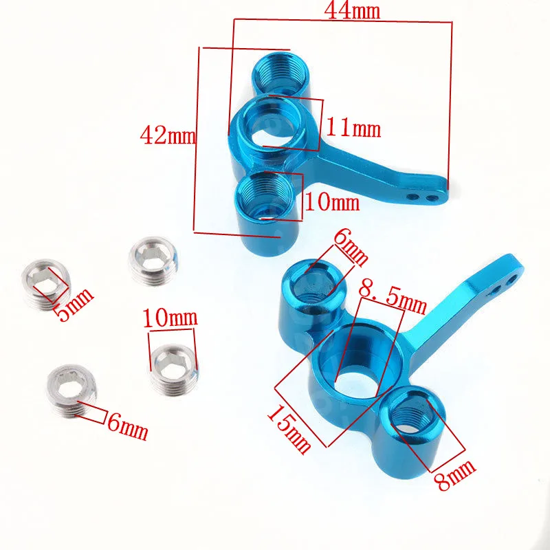 10pcs/lot FS Racing 511484 Aluminum Steering Hub Carrier(L/R)(Al.) For 1/10 RC Car Monster Trcuk Upgrade Parts Metal Baja