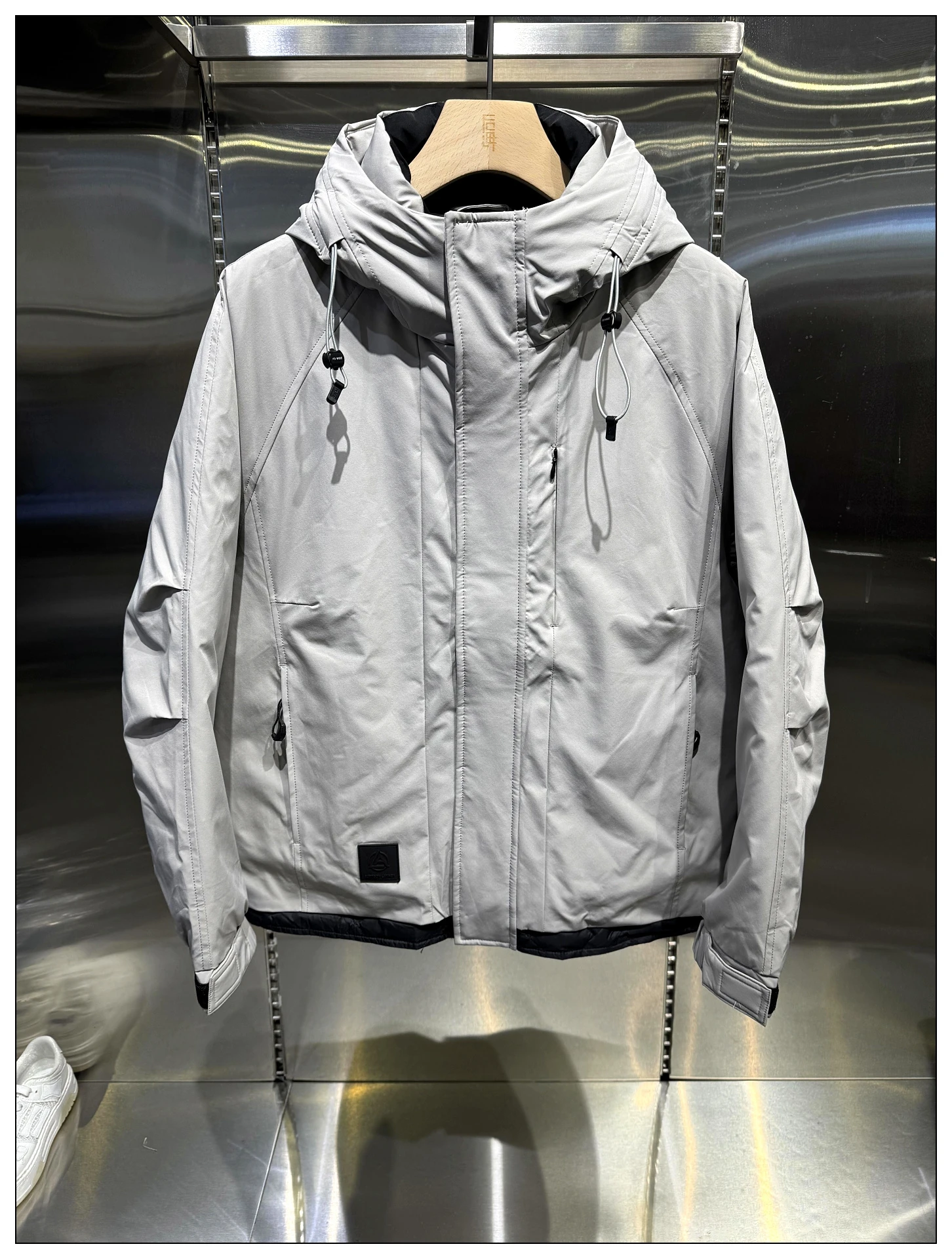 

Мужская короткая зимняя куртка-пуховик для активного отдыха, ветрозащитная, теплая, универсальная, в стиле рабочей одежды, с наполнителем из полиэфирного волокна, повседневная, стильная