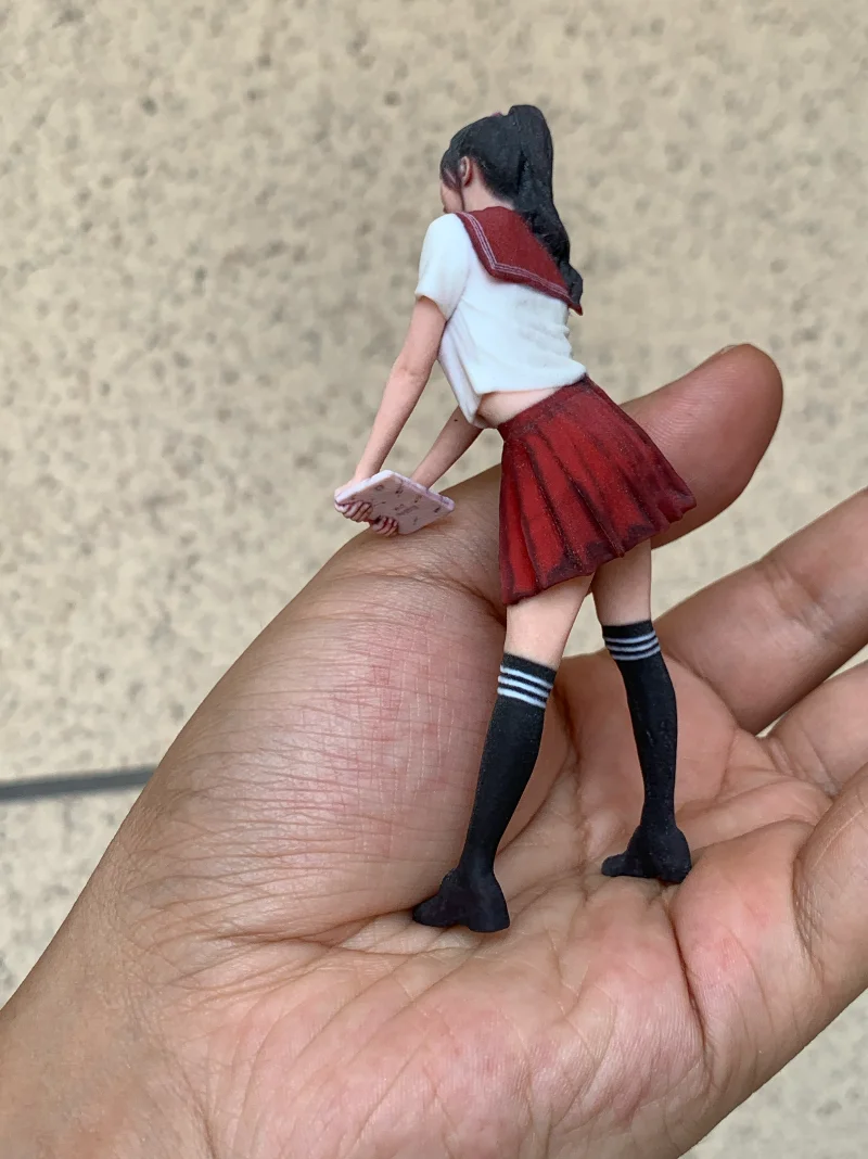 1/16 1/18 Super Realistic Doll Sculpture Scale Doll Scene Miniature Model Car Model Chassis