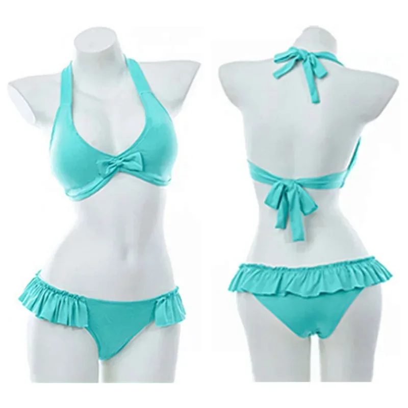 Halloween Cosplay Anime Swimsuit Bikini Game Two-Dimensional Performance Costume Women's Full Set Carnival Dress Up Party