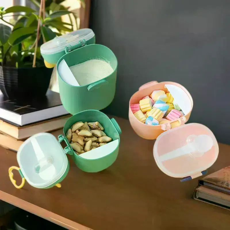 Pojemnik na mleko w proszku dla niemowląt, przenośny, duża pojemność, do pakowania przekąsek, pojemnik do przechowywania żywności.