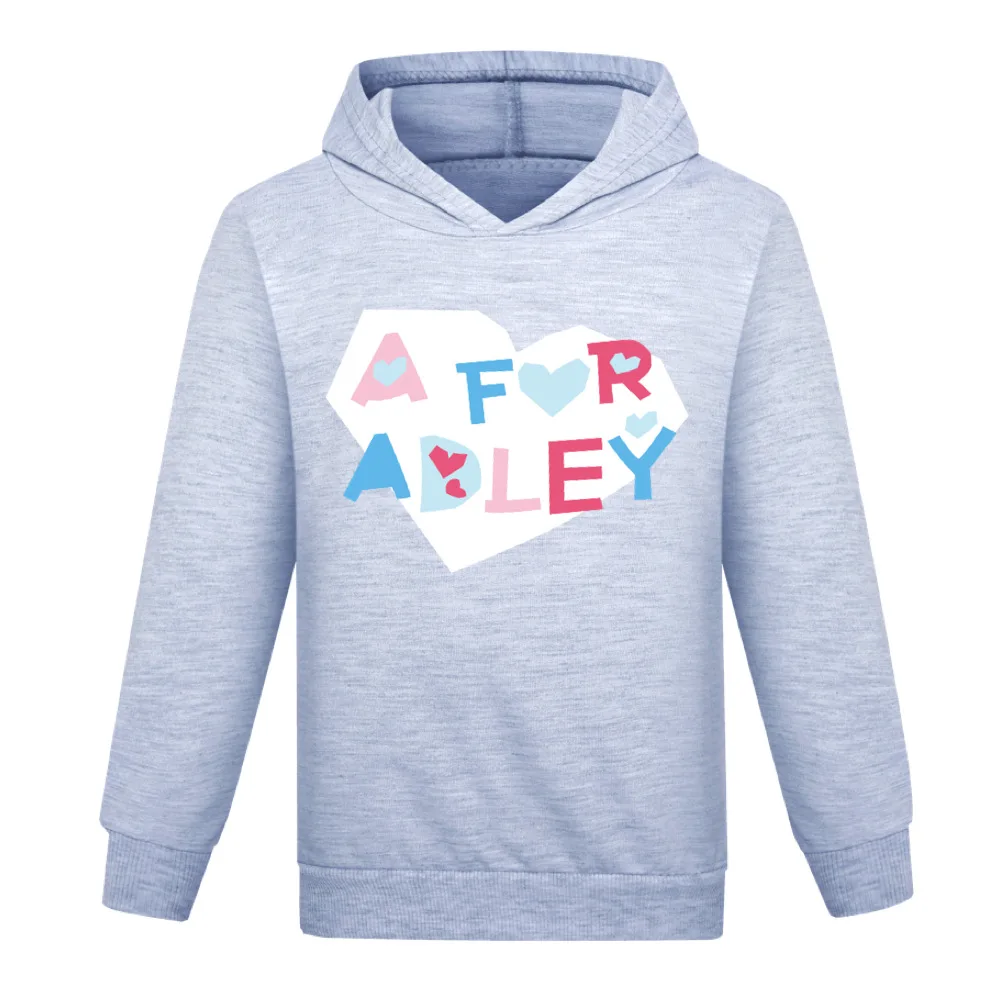 A for Adley Kids Clothes Girls 10 To 12 Teenage Children's Wear Hooded Top Sweatershirt Graphic T Shirts Boy Kawaii Clothing