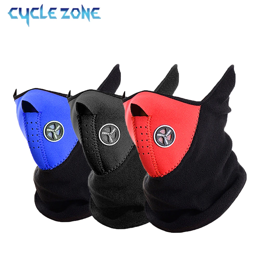 Winter Warm Velvet Cycling Mask Windproof Sports Scarf Headwear Outdoor Running Climbing Snowboard Skiing Bike Mask