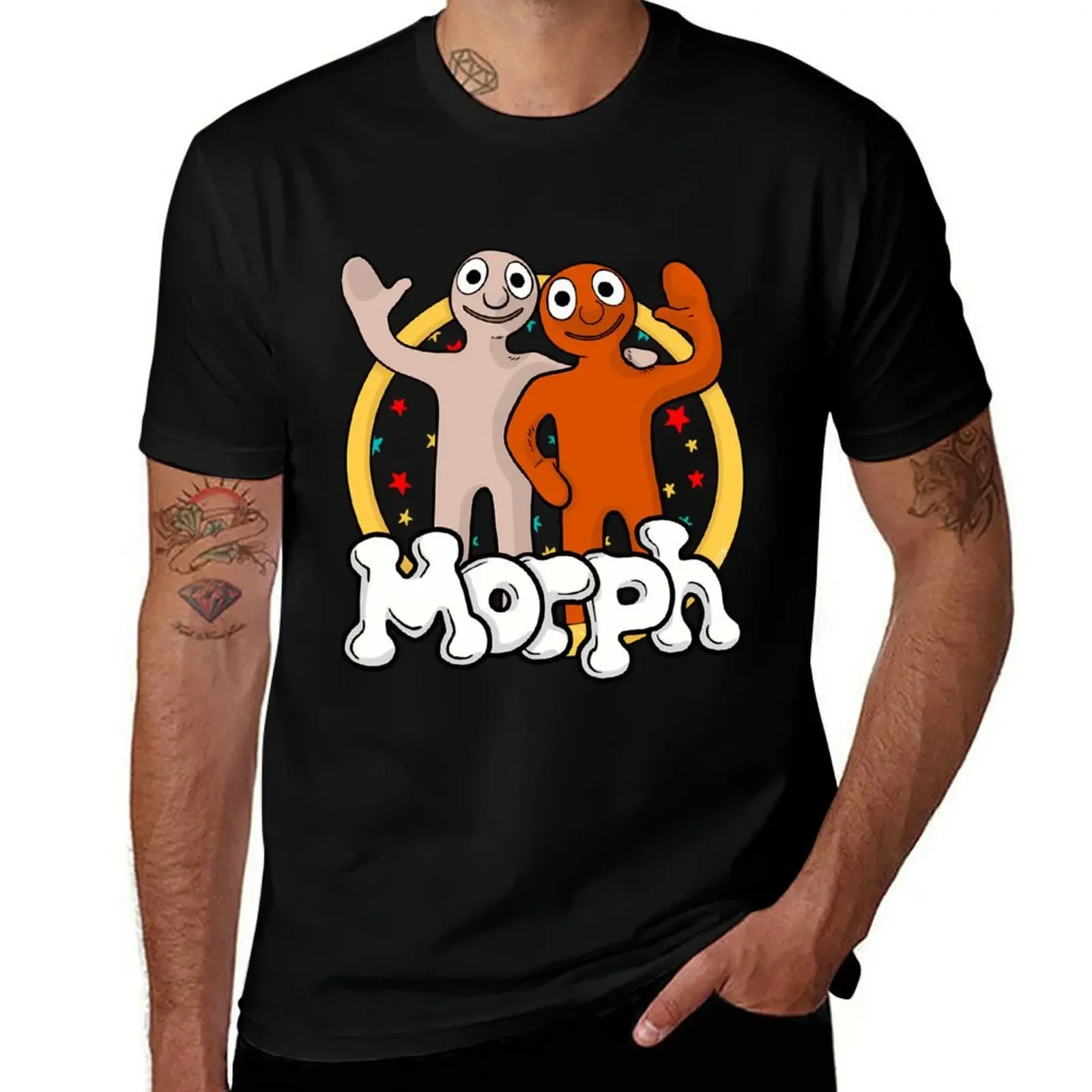 Morph And Chas Logo T-Shirt vintage graphic tee boys whites vintage blanks t shirts men