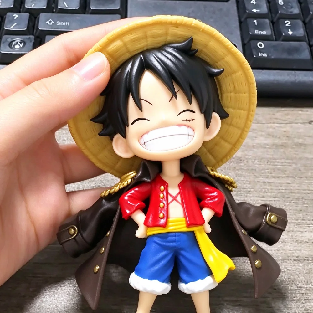 Anime One Piece Monkey D. Luffy Sanji Portgas·D· Ace Yamato Q Version Anime Figural Pvc Model SurpriseToy Xmas Gift