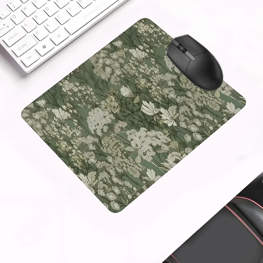 Tapis de souris artisanal fleurs sauvages Kawaii tapis de souris tapis de souris tapis de bureau Anime fille tapis de bureau PC décoration jeu PC accessoires