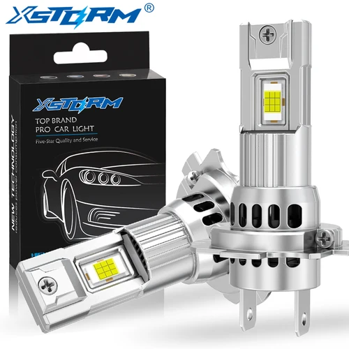 Imagen 1 del producto XSTORM H7 luz LED Canbus 20000LM 100W faro LED para coche H7 Canbus sin Error con ventilador luces Turbo automáticas lámpara blanca 6500K 12v 24v