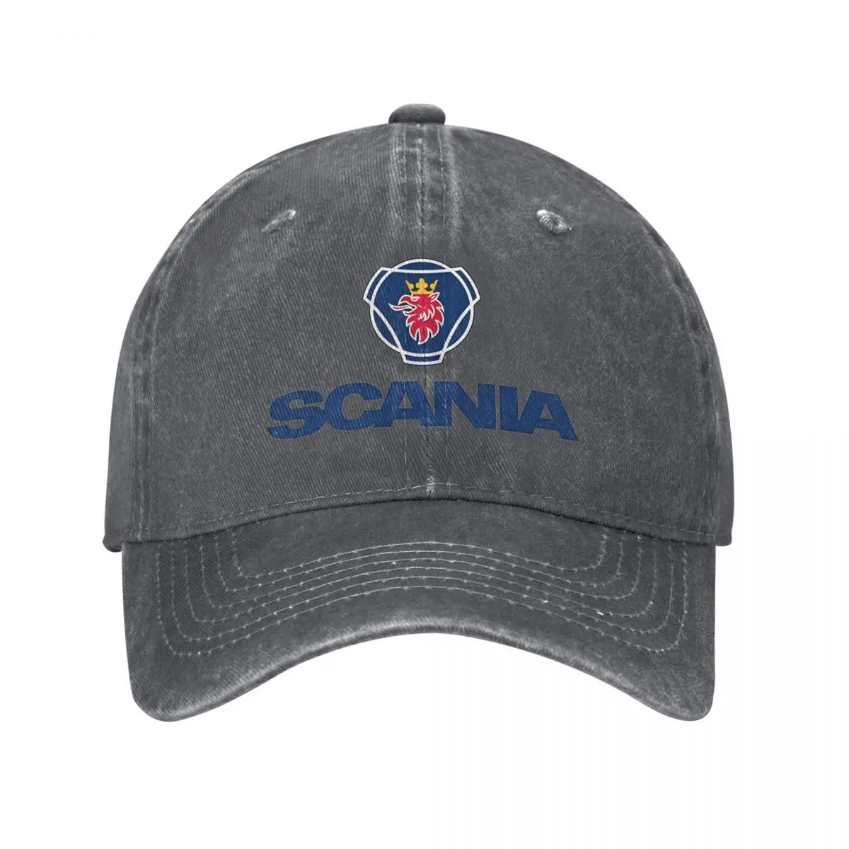 Scanias The Work Equipment Baseball Caps Vintage Distressed Washed Swedish Headwear Men Women Outdoor Activities Caps Hat