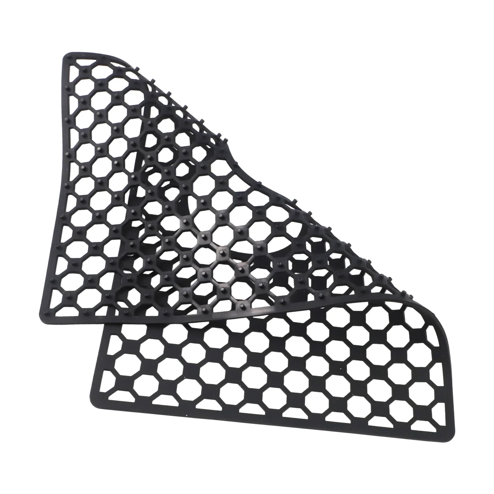 For Dish Drying 29.6*44.8cm Non-Slip Sink Mat Heat Resistant Kitchen Mat Center Drain Openings Extra-Large Size