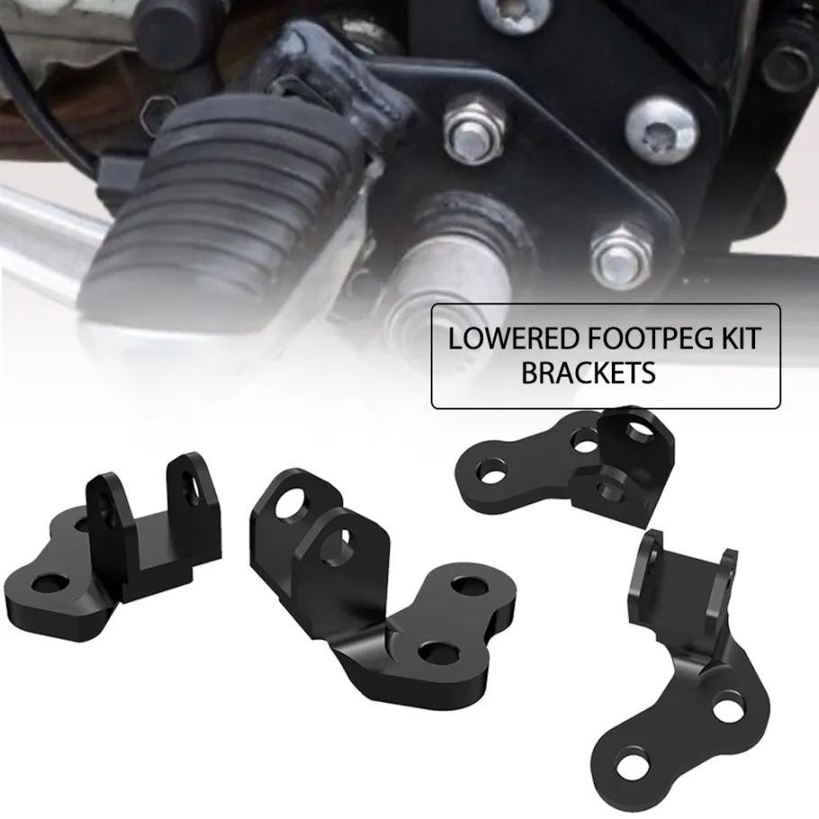 Motorcycle FOR SUZUKI DR650 DR650S DR650SE DR 650 S SE 1996-2023 2022 2021 2020 2019 2018 2017 2016 Lowered Footpeg Kit Brackets