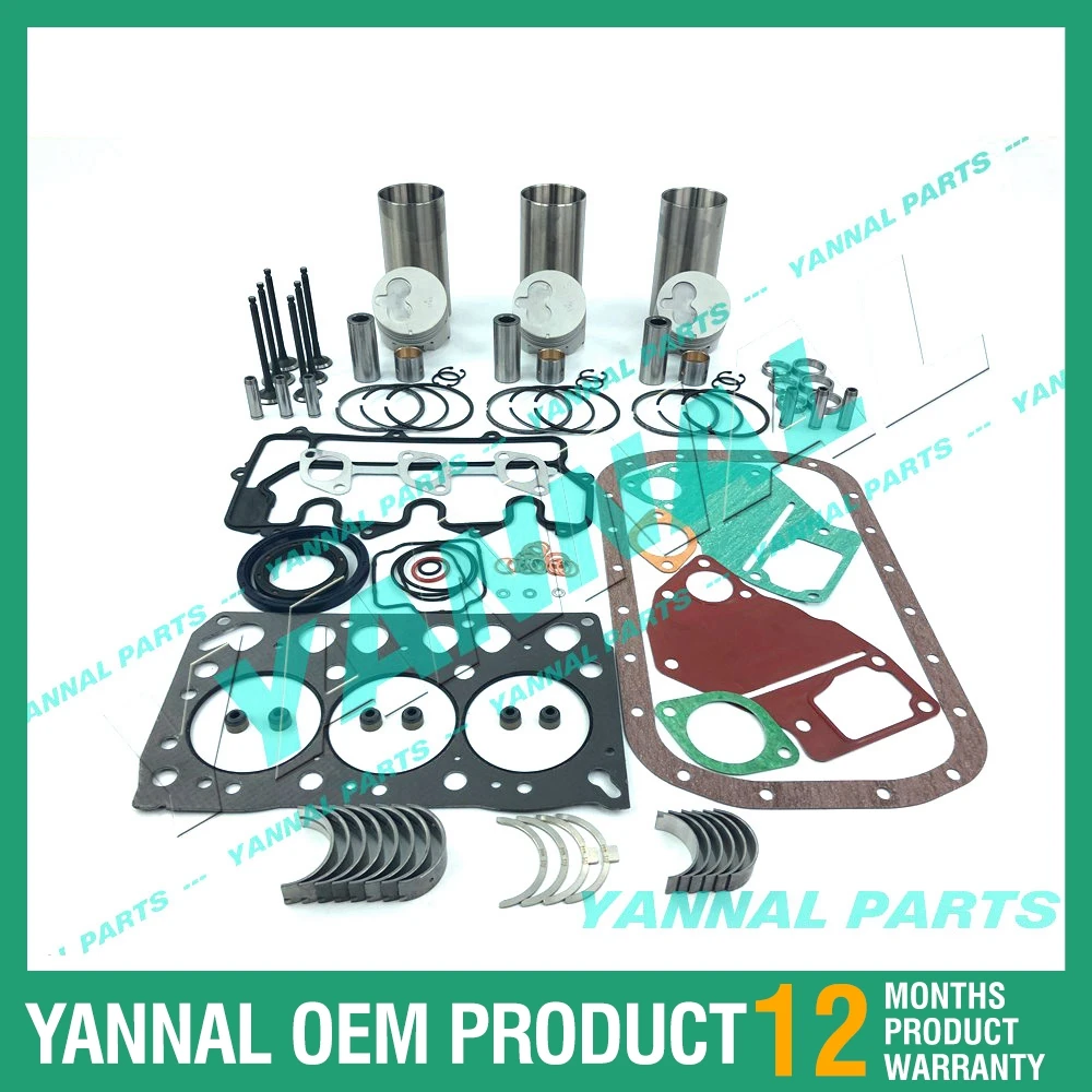 

3LB1 Overhaul Rebuild Kit For ISUZU Engine Parts Sumitomo SH28J SH25J Loader Set