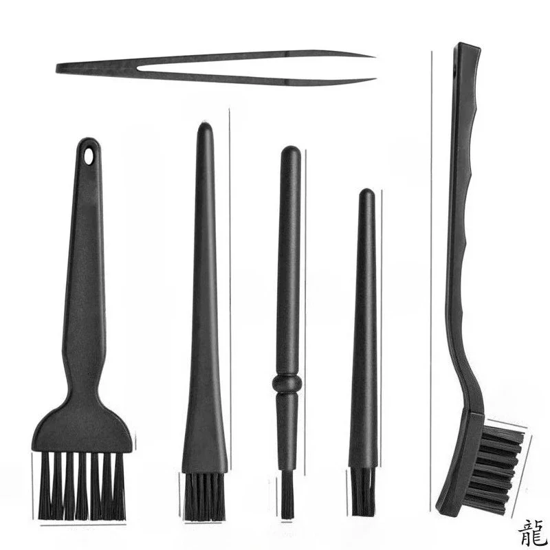 Schwarzes Tastatur-Reinigungsbürsten-Set Kleine Computer-Staubbürste Antistatisch für Laptop USB Haushaltsreinigungswerkzeug – Detail 5