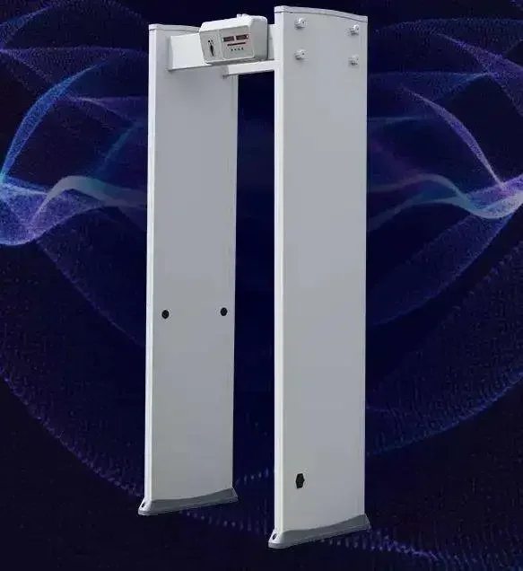 Prison Security Full Body Scanner Walk-Through Metal Detector Gate With 18-Zone Sensor For Metro Airport Train Station Screening