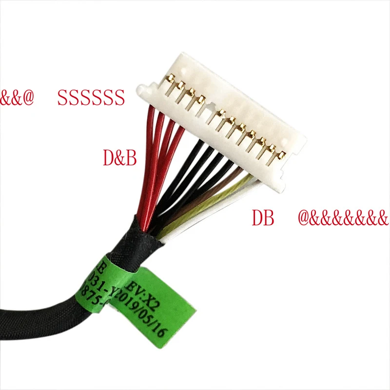 Для HP 15-EC 15-EC0013DX разъем питания постоянного тока зарядный кабель штекер L72703-001 L71031-Y14