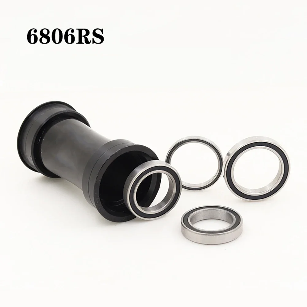 Bicycle Bearing Steel Material Compatible For FSA Silver Color 30x42x7mm 6806-2RS(61806) Bottom Bracket Druable