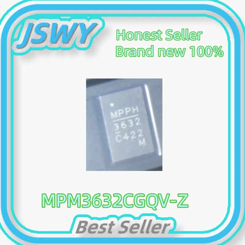 (3/30 pieces) New 100% MPM3632CGQV-Z MPM3632 silk screen 3632C QFN20 power chip IC original electronic integrity first delivery