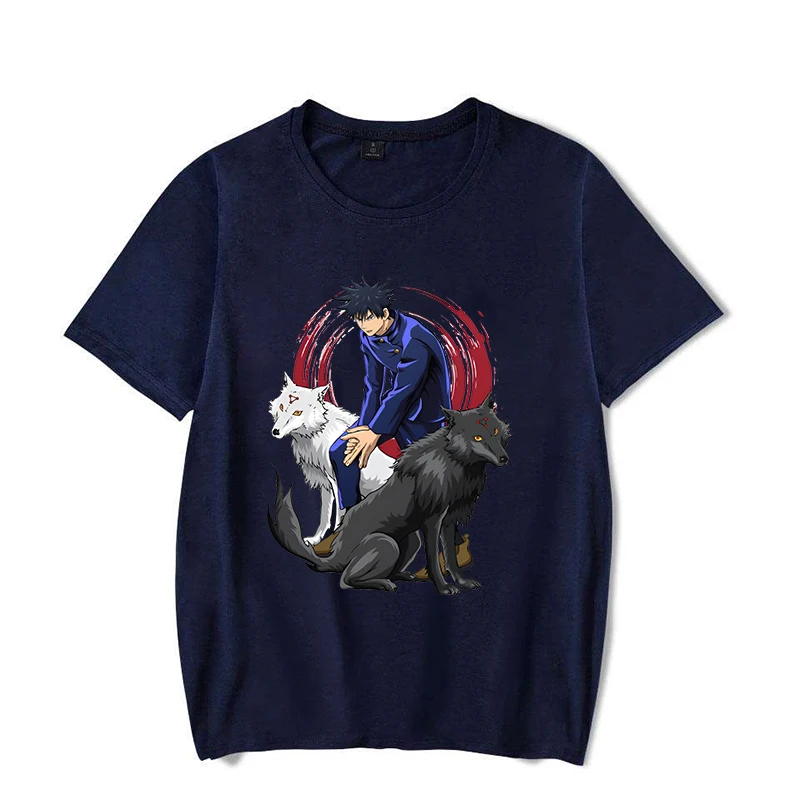 New Fushiguro Megumi Print Short Sleeve T Shirts Men Men Shirts Summer Short Sleeved Anime T-shirts Comfy Soft Shirts Loose Tops - Image 5