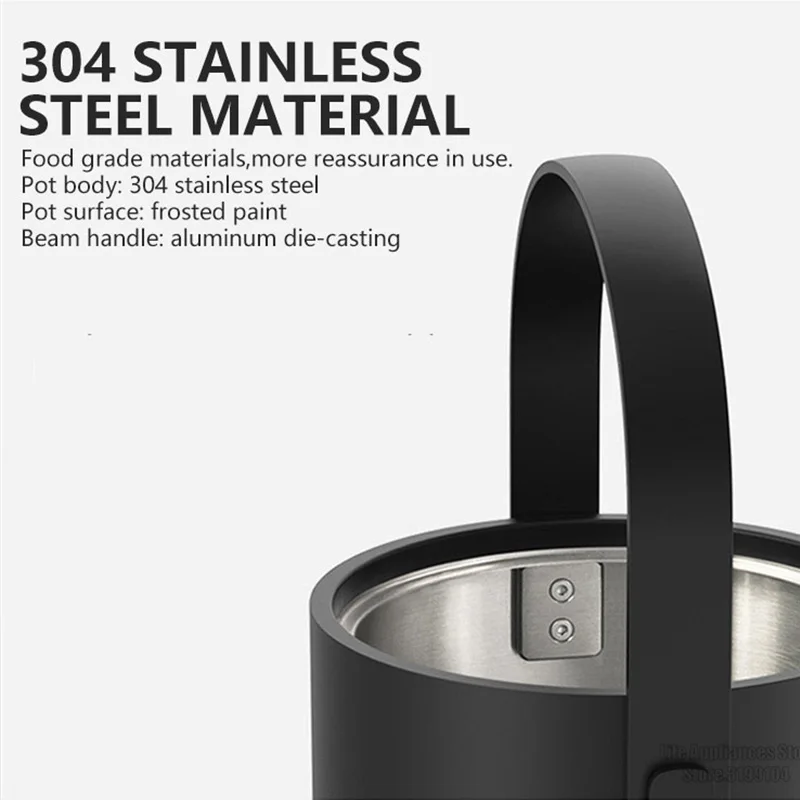 XiaoTi Electric Kettle Beautiful Retro Style 304 Stainless Steel Electric Tea Kettle For Home Office Hotel Fast Boiling 600ml