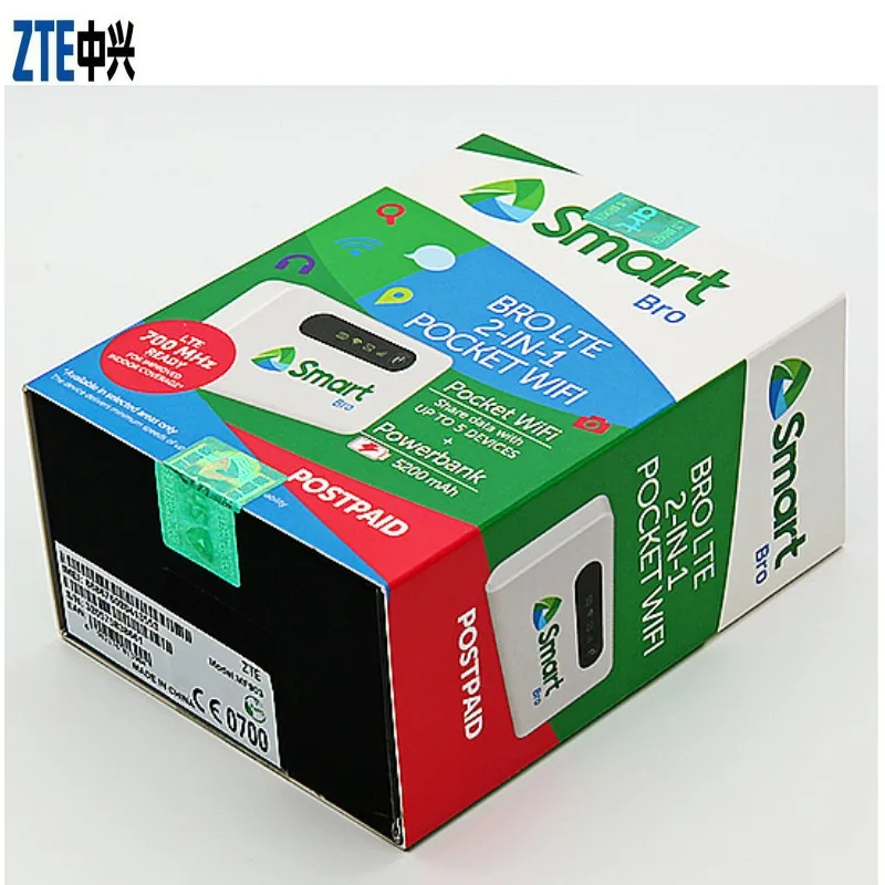 Banco móvel desbloqueado do poder do roteador 5200mAh de ZTE MF903 4G WiFi Pro com porta LAN
